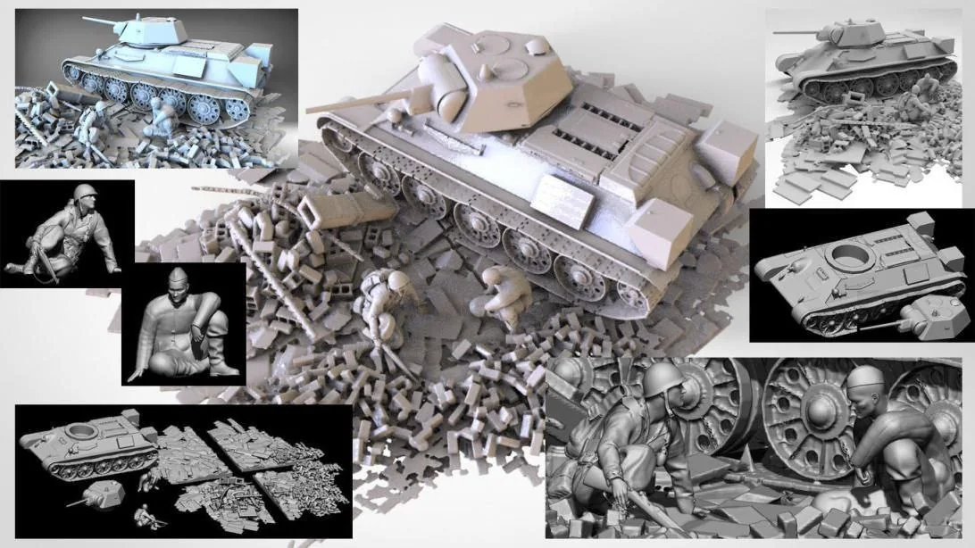 T-34 Diaroma