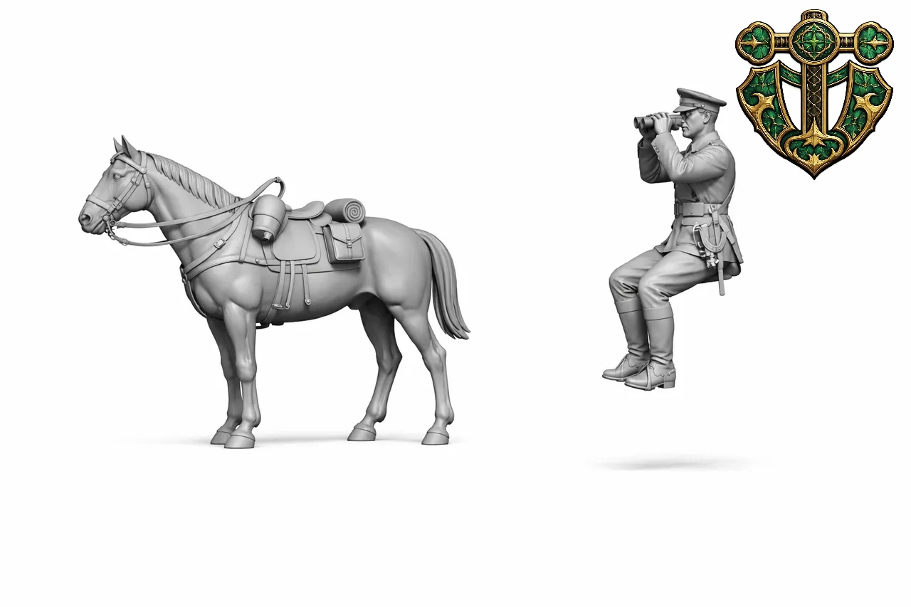 Vista 3 de Officer and Horse