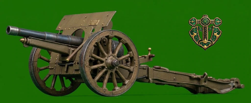 Vista 2 de WW1 British 18-Pounder Artillery Gun