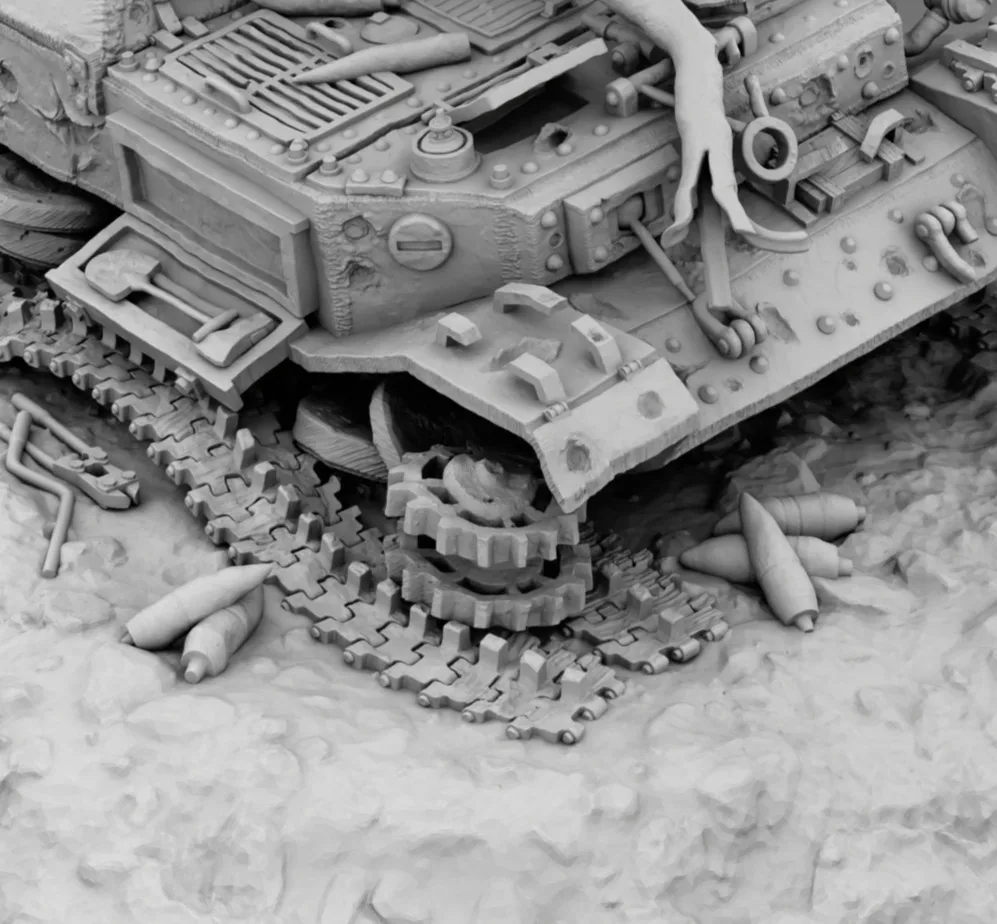 Vista 13 de Diorama (Ferdinand Destroyed)