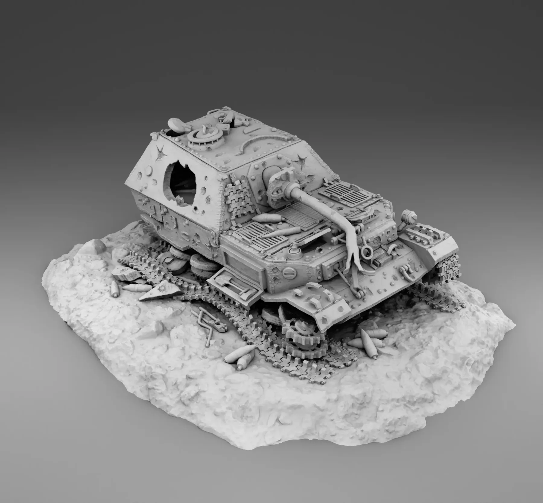 Diorama (Ferdinand Destroyed)