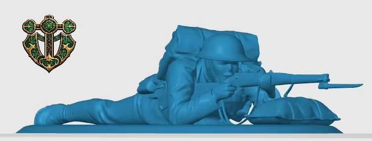 Vista 3 de WW1 British Infantry Soldier 3