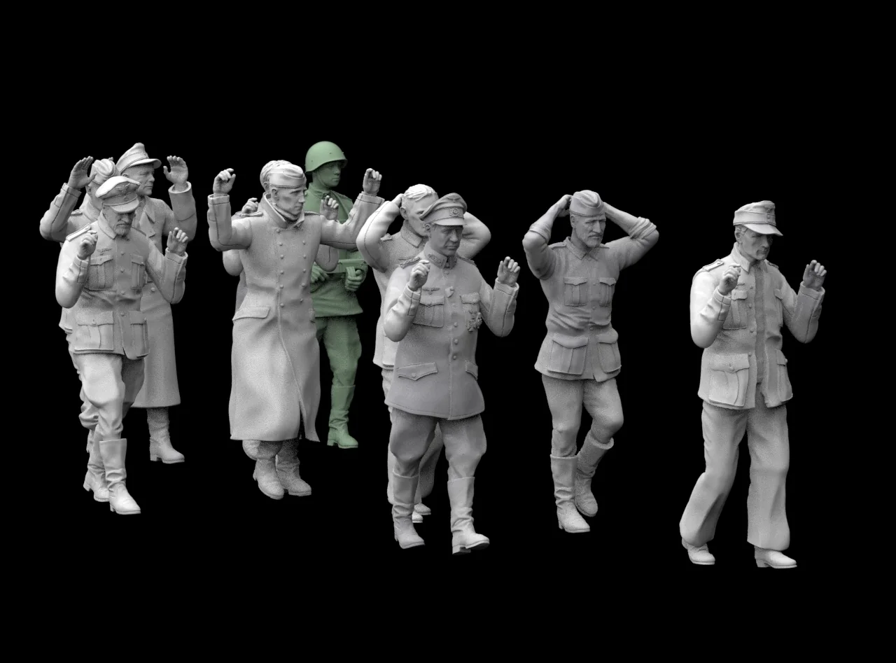 Captured German Soliers 1.72