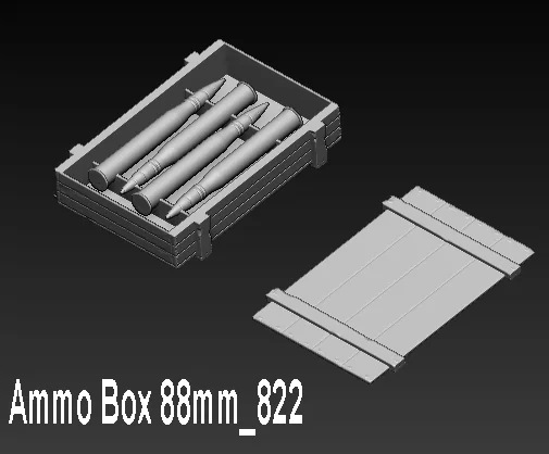 Vista 4 de German Ammo Box Soldier