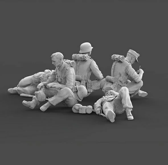 German Soldiers resting