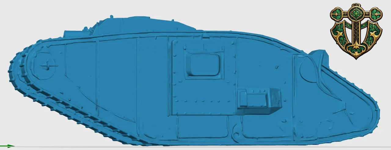 Vista 5 de WW1 British Mark IV Tank