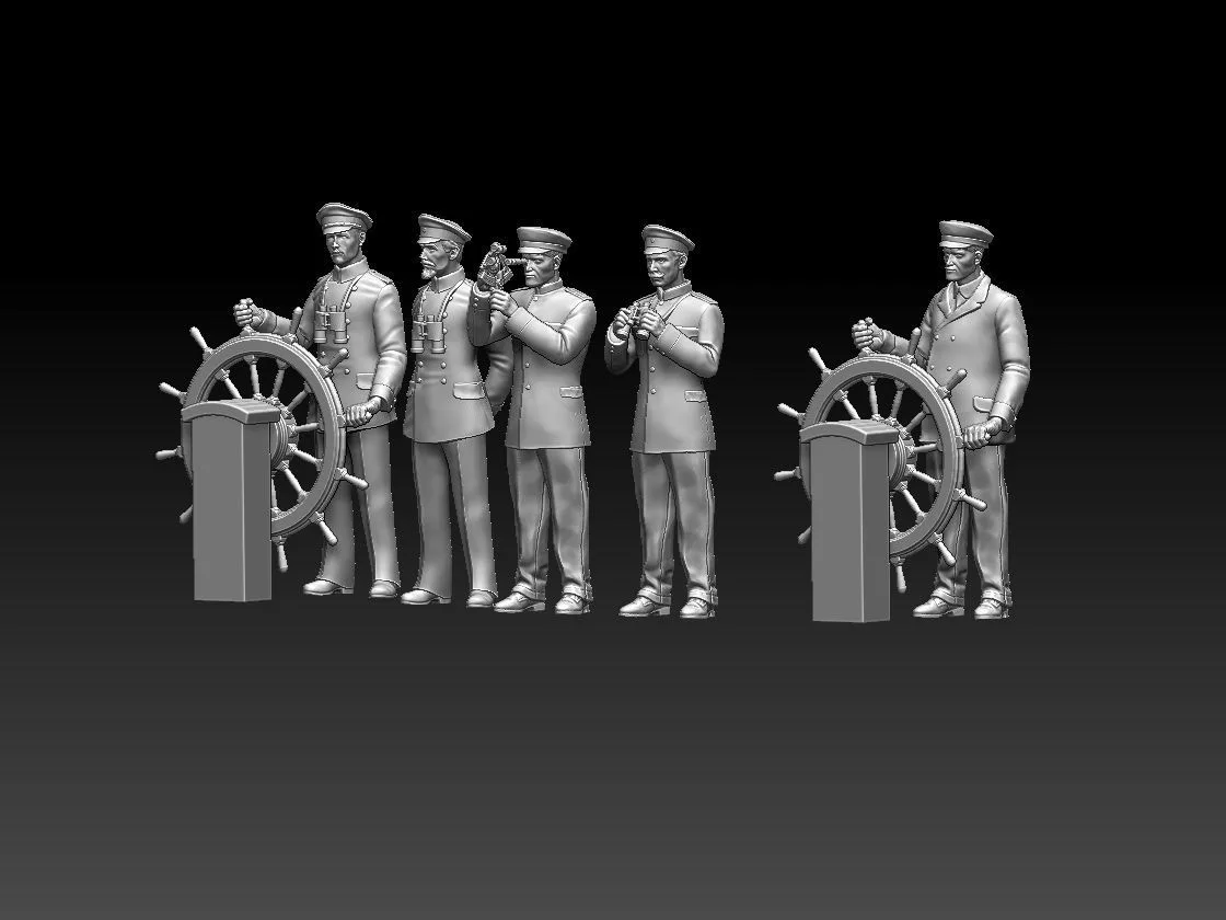 Vista 3 de Naval Captain & Officers