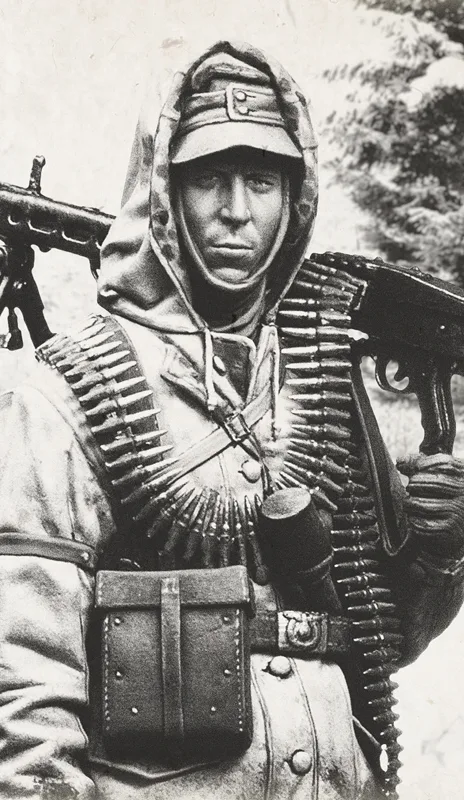 Vista 12 de Soldado Shütze MG-42 SS 1944