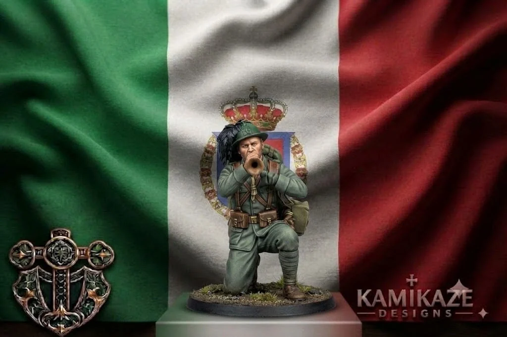 WWI Italian Bersaglieri Bugler