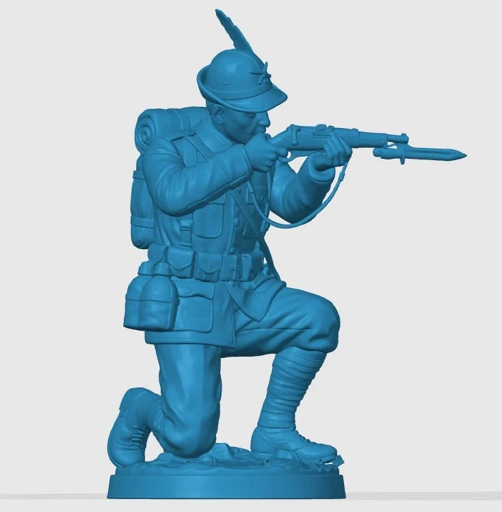 Vista 3 de WWI Italian Alpino Soldier