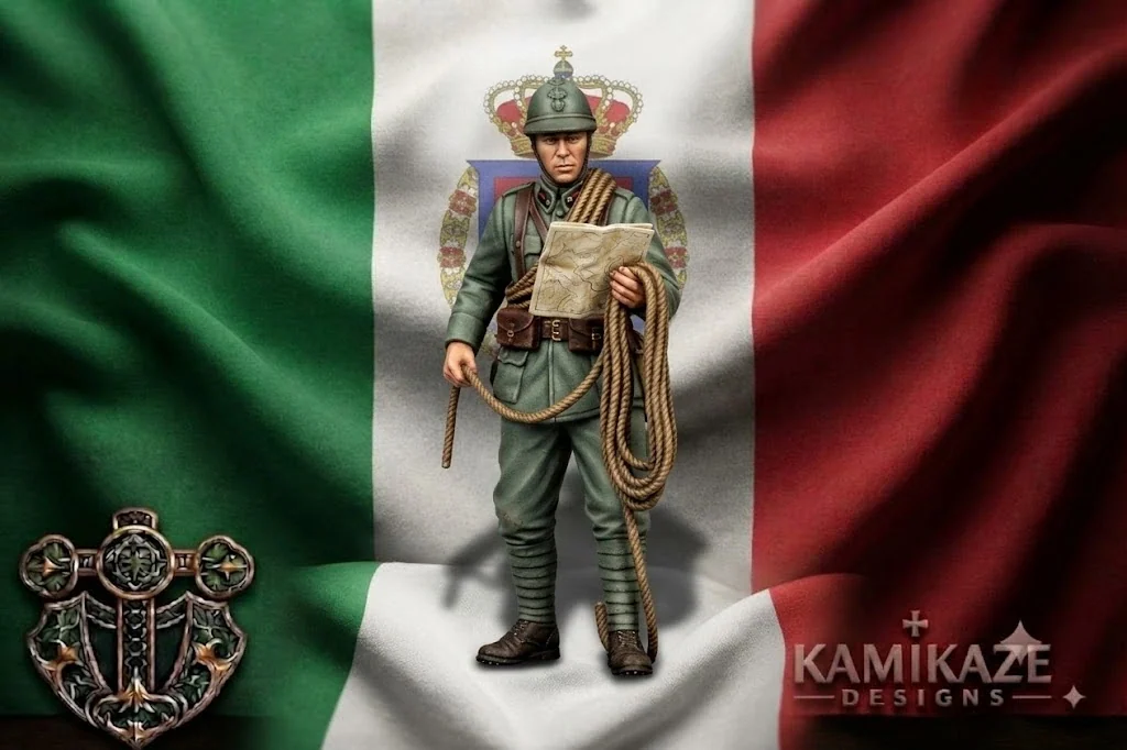 WWI Italian Climber Soldier