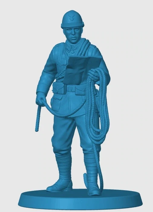 Vista 3 de WWI Italian Climber Soldier