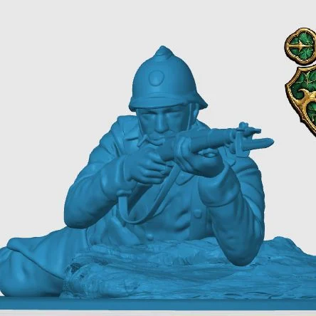 Vista 4 de WW1 French Infantryman 7