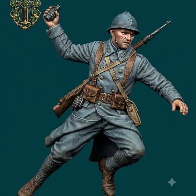 Vista 2 de WW1 French Infantryman 6