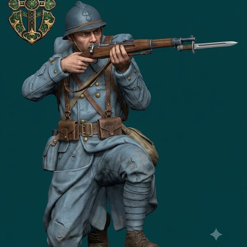 Vista 2 de WW1 French Infantryman 4