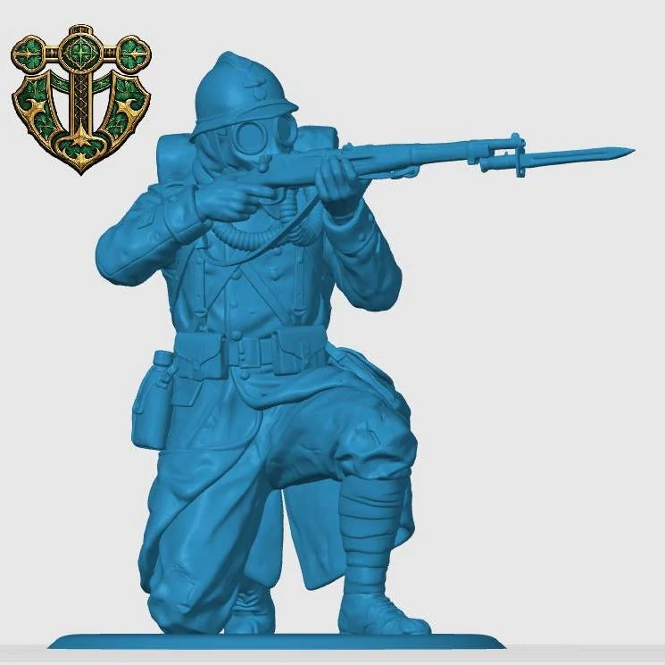 Vista 5 de WWI French Infantryman 3