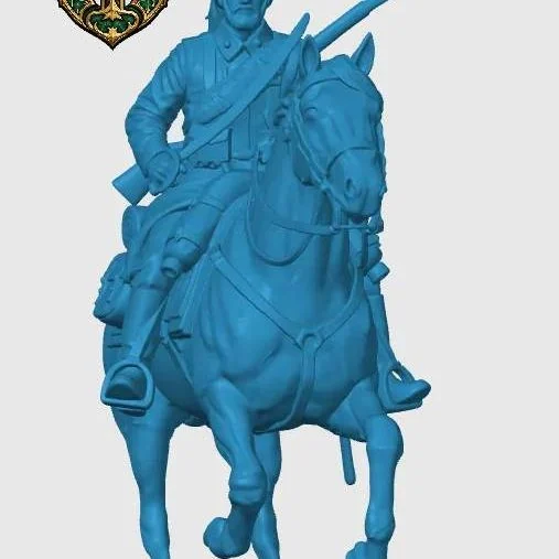 Vista 4 de WW1 French Mounted Cavalryman