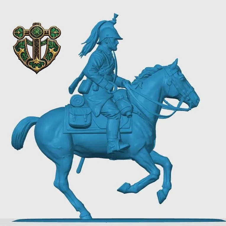 Vista 6 de WW1 French Mounted Cavalryman