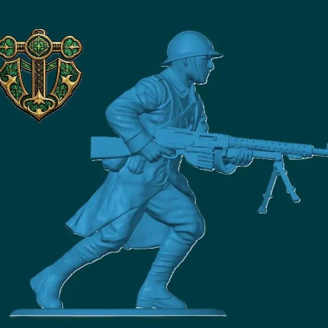 Vista 3 de French Charging Machine Gunner