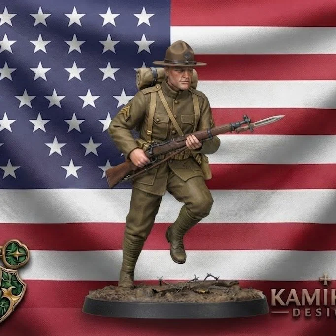 WW1 American Infantry Soldier 12