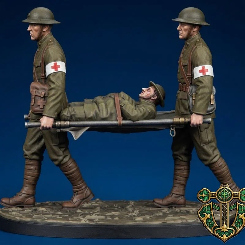 View 2 of WWI American Stretcher Crew