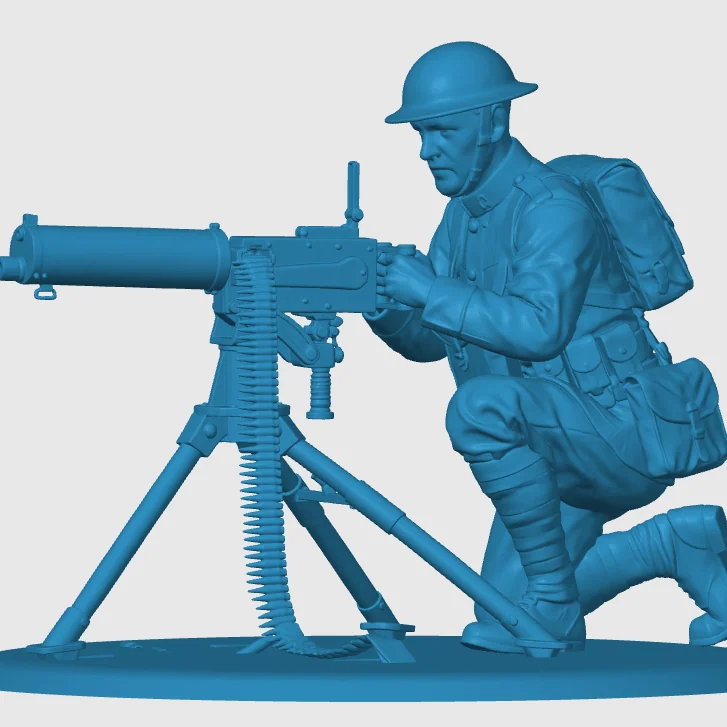 Vista 4 de WW1 American Infantry Soldier 7