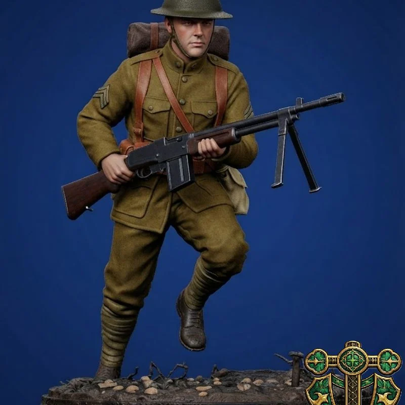 Vista 2 de WW1 American Infantry Soldier 1