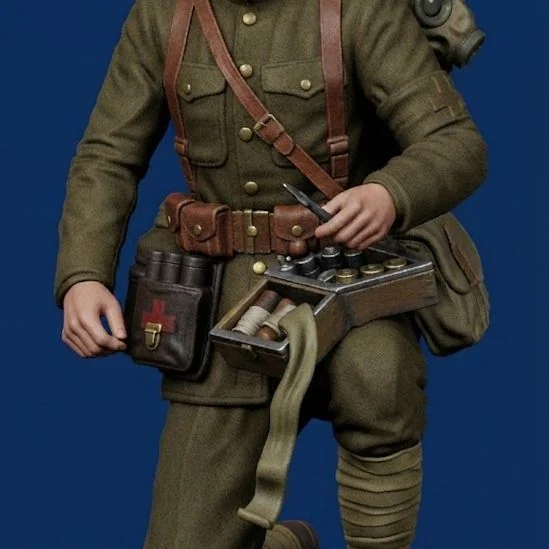 Vista 2 de WW1 American Infantry Soldier 2