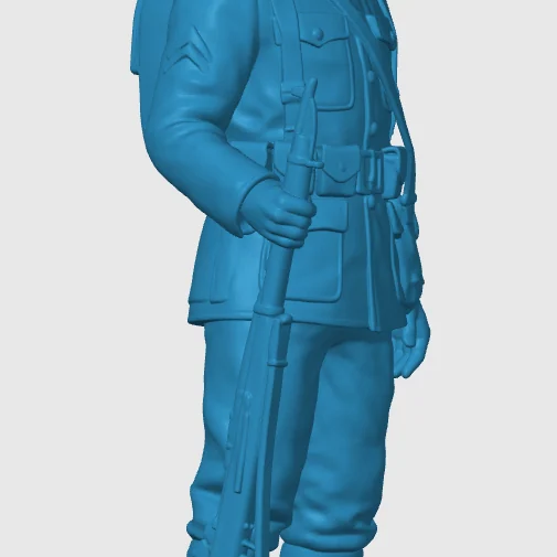 View 3 of WW1 American Infantry Soldier 3