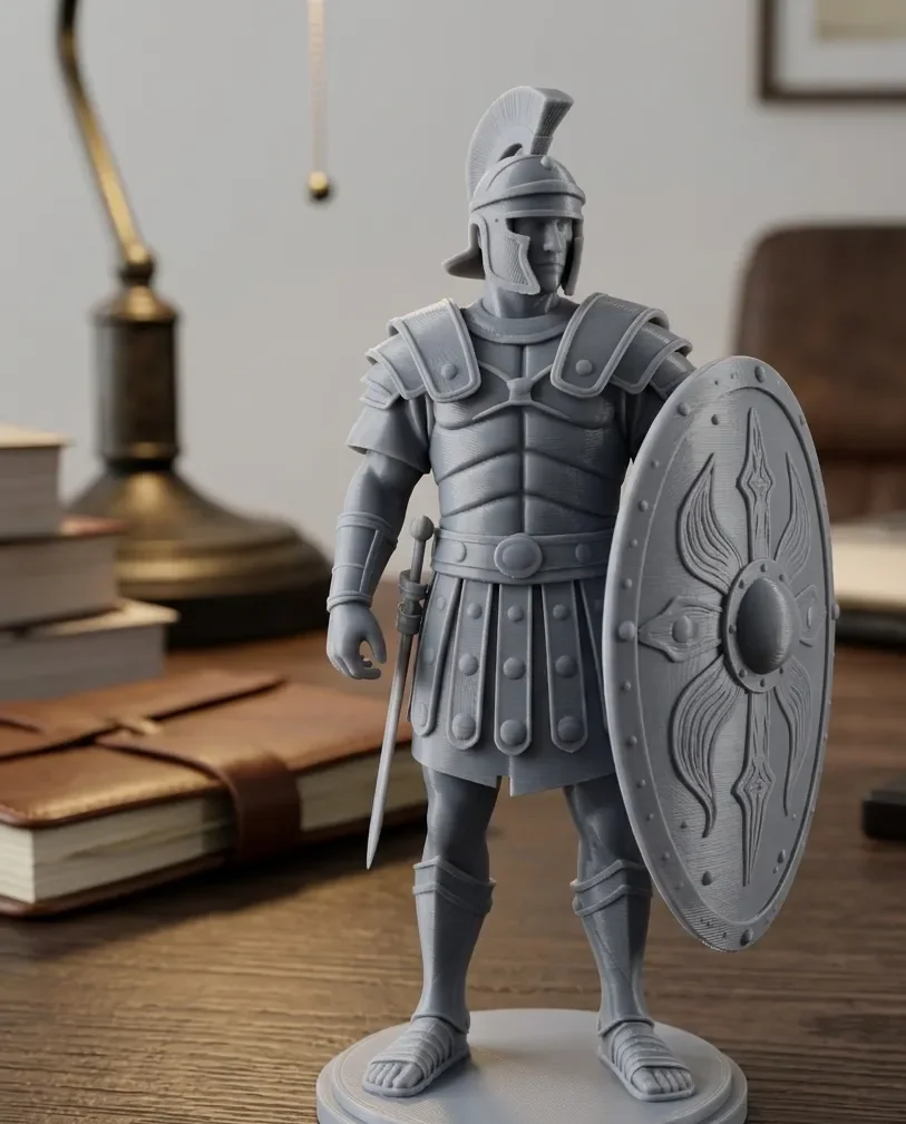 roman soldier with shield