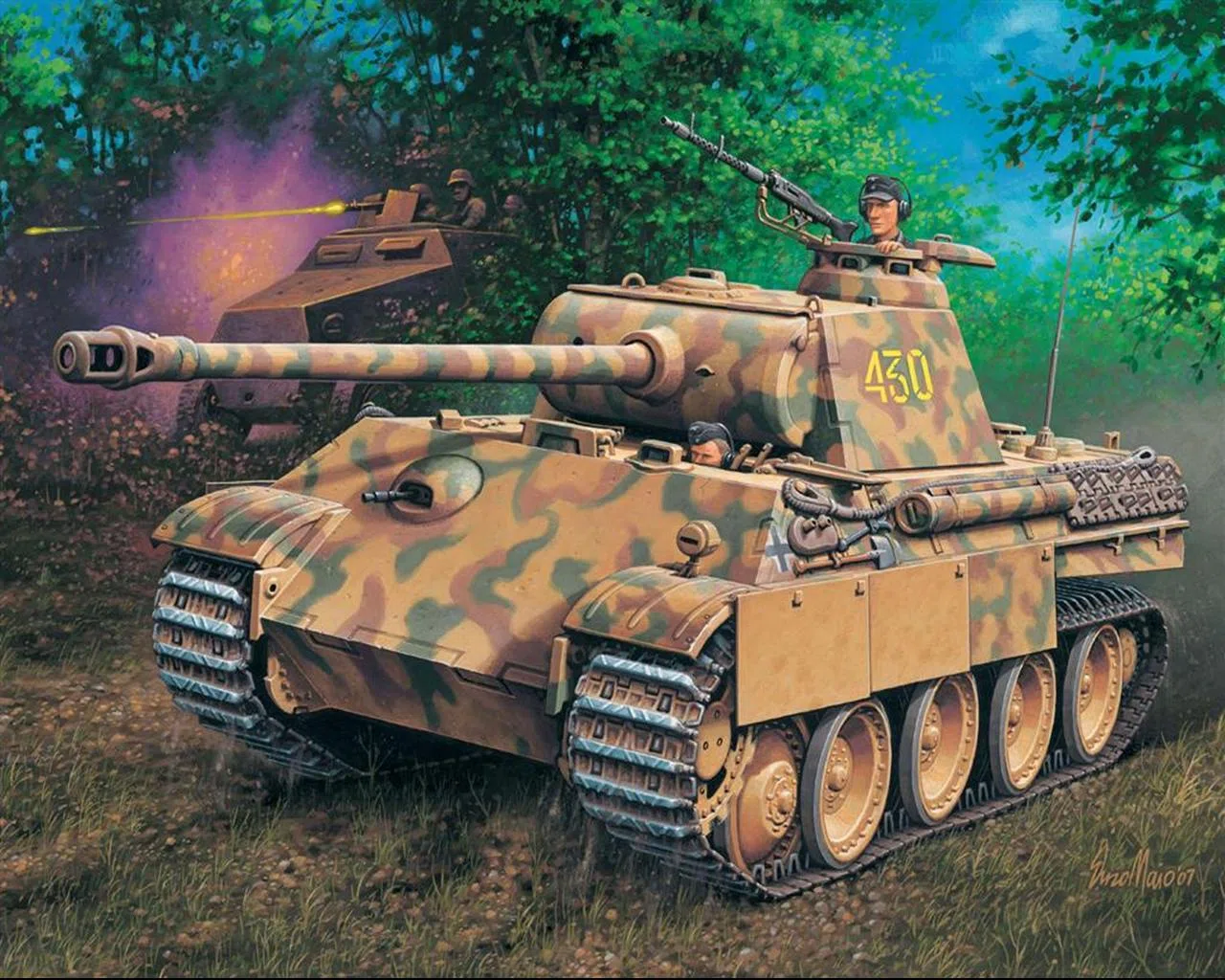 Vista 12 de Panzer Ausf. A (damaged)