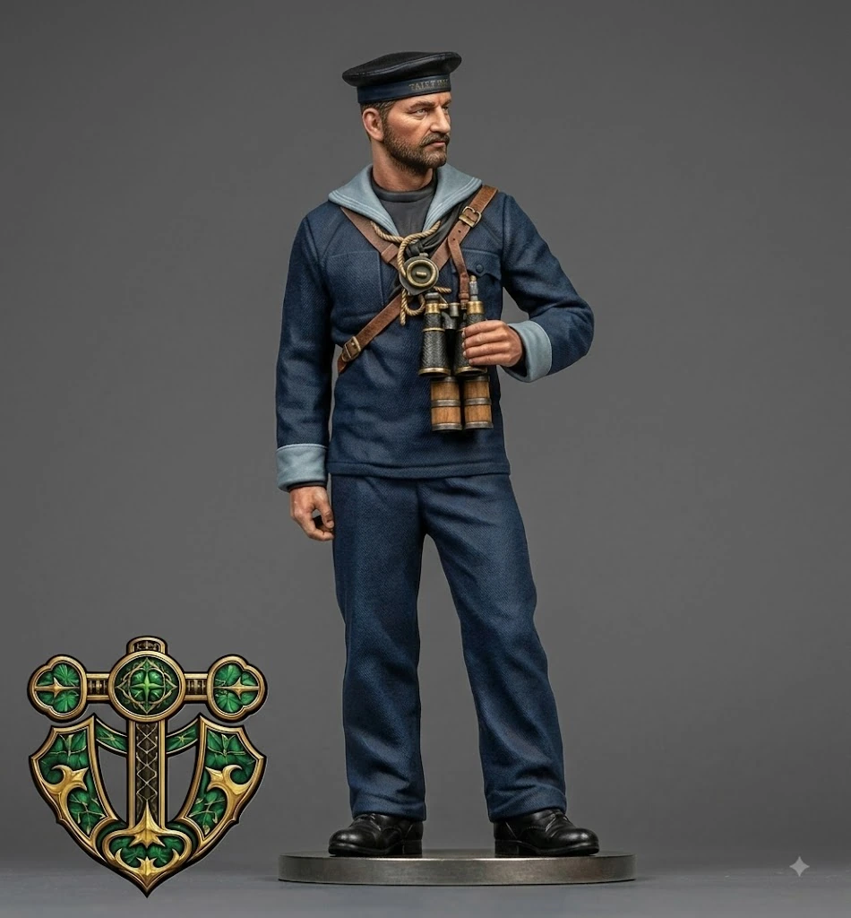 Vista 2 de WWI British Navy Sailor